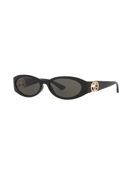 Женские солнцезащитные очки Gucci Sunglasses, GG1660S, цвет: Чёрный