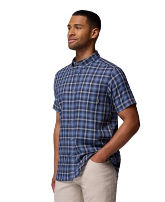 Men's Rapid Rivers Short Sleeve Plaid Shirt