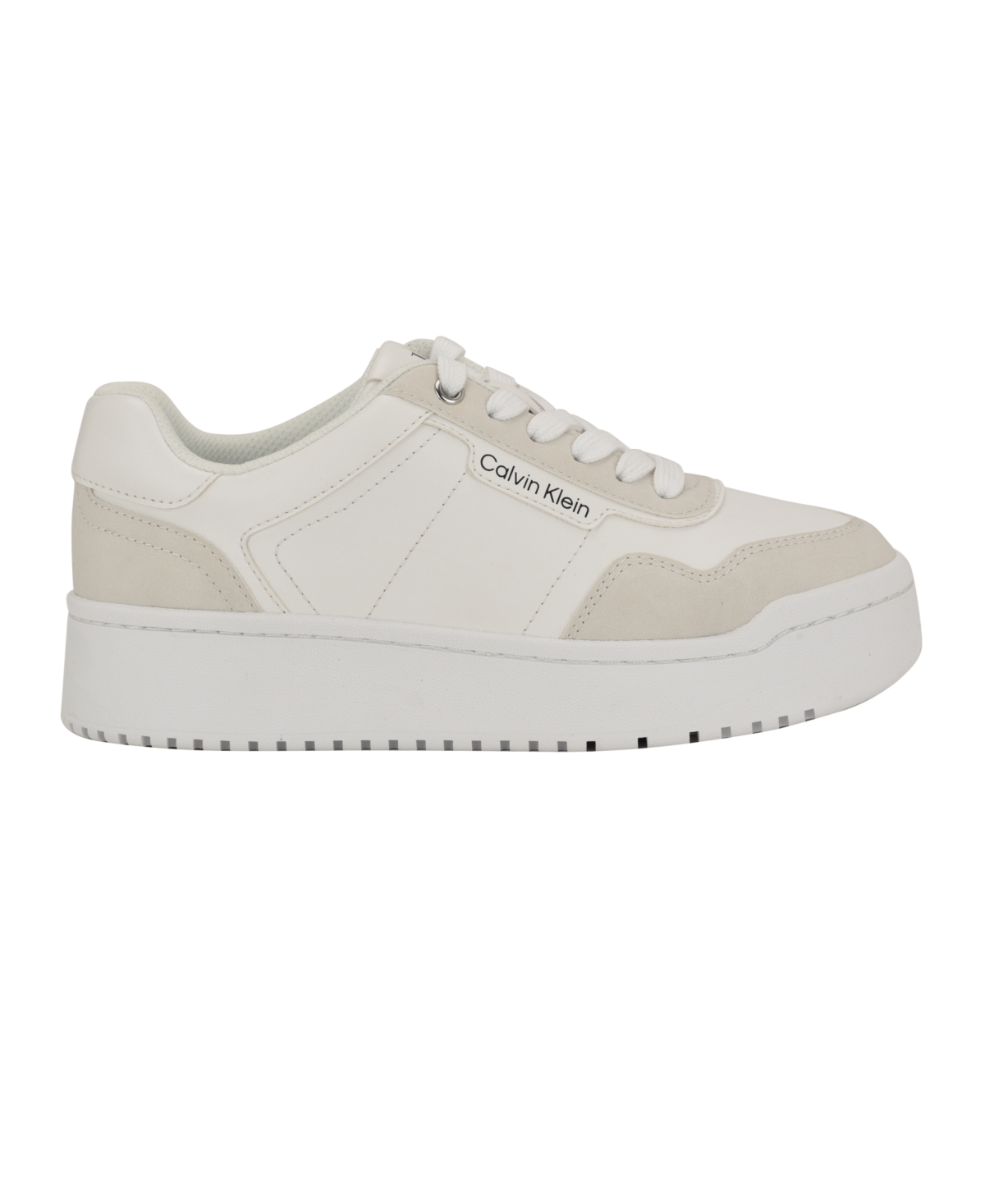 Calvin Klein Women's Adryen Lace-up Sneakers In Neutral