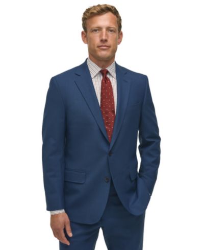 B By Brooks Brothers Men's Classic-Fit Stretch Wool Blend Suit Separates Jacket