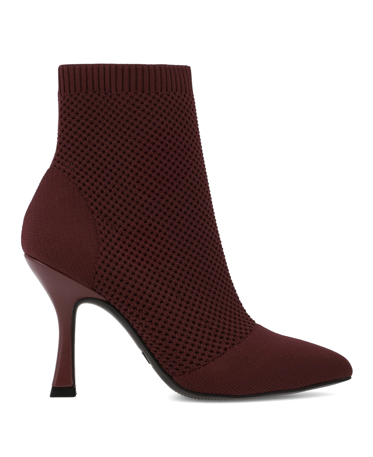 Mia Pamilla Knit Bootie In Burgundy