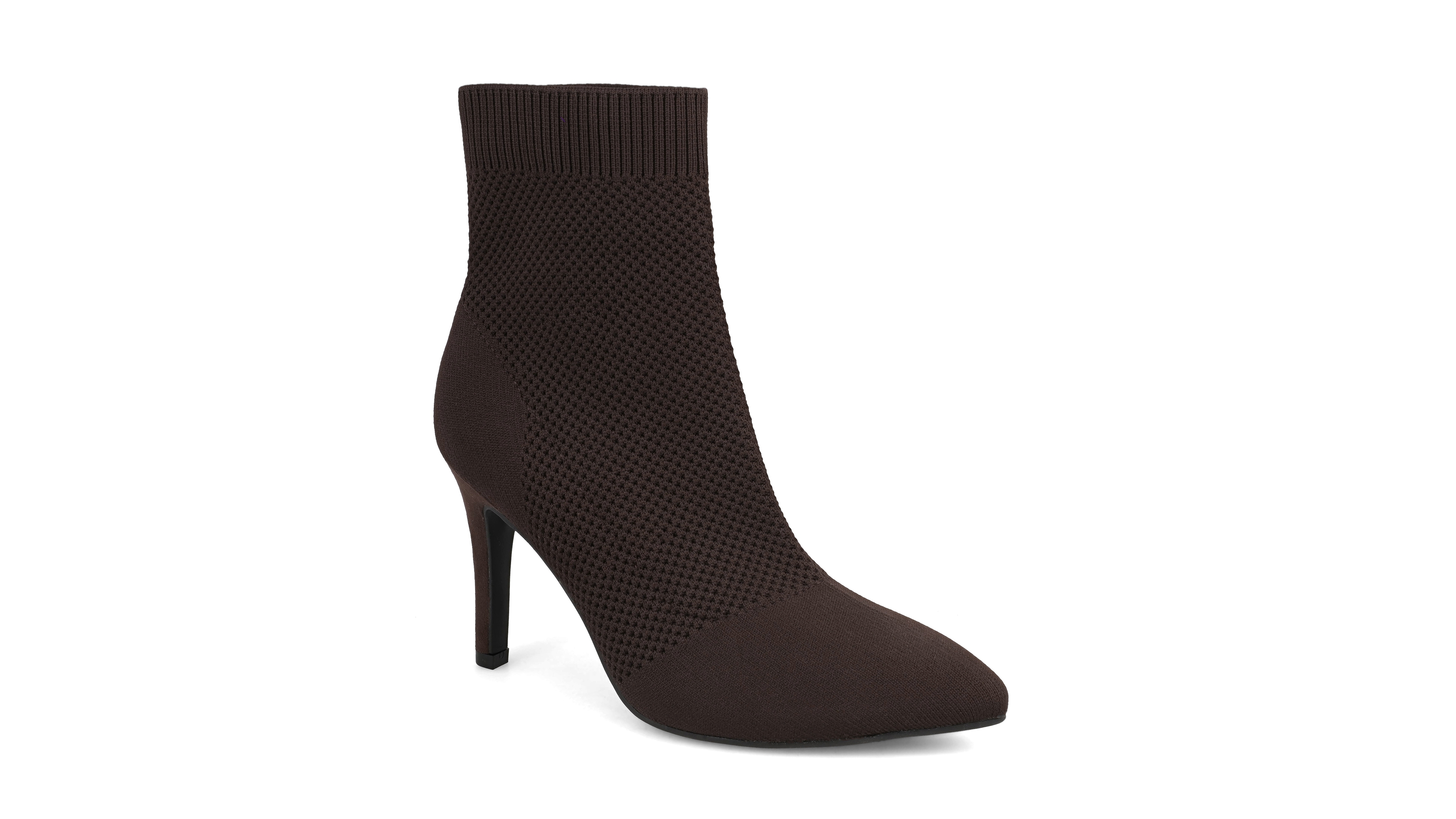 Mia Women's Mckinley Stiletto Knit Dress Booties