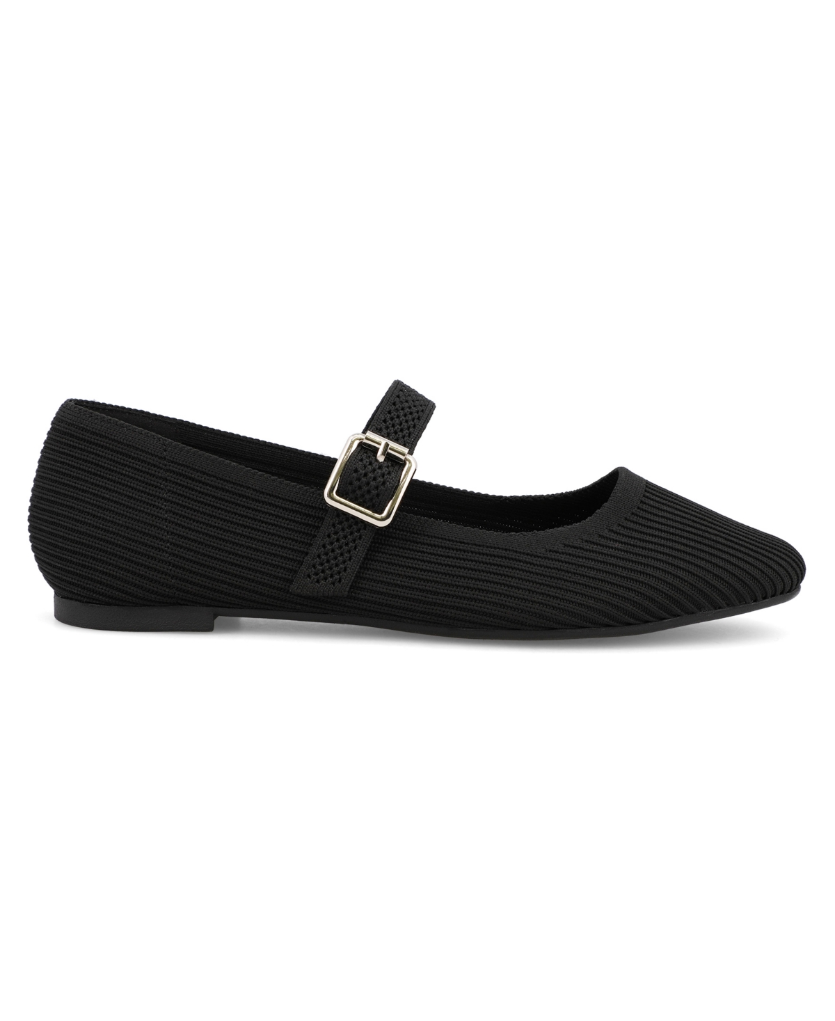 Mia Brita Mary Jane Flat In Black
