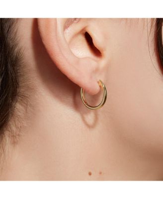  Small Slim Endless Hoops - Lo Small