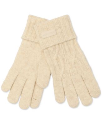 Hunter - Cuffed Cable-Knit Gloves