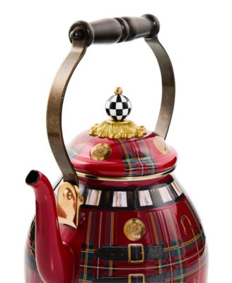 The Kilted Enameled 2-Quart Tea Kettle