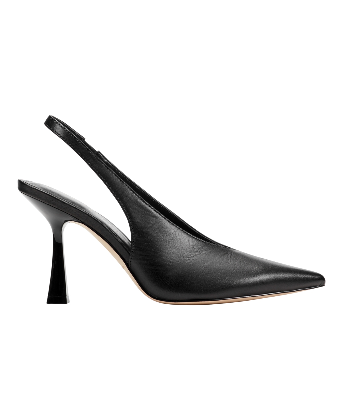 Marc Fisher Ltd Esther Leather Slingback Pumps In Black