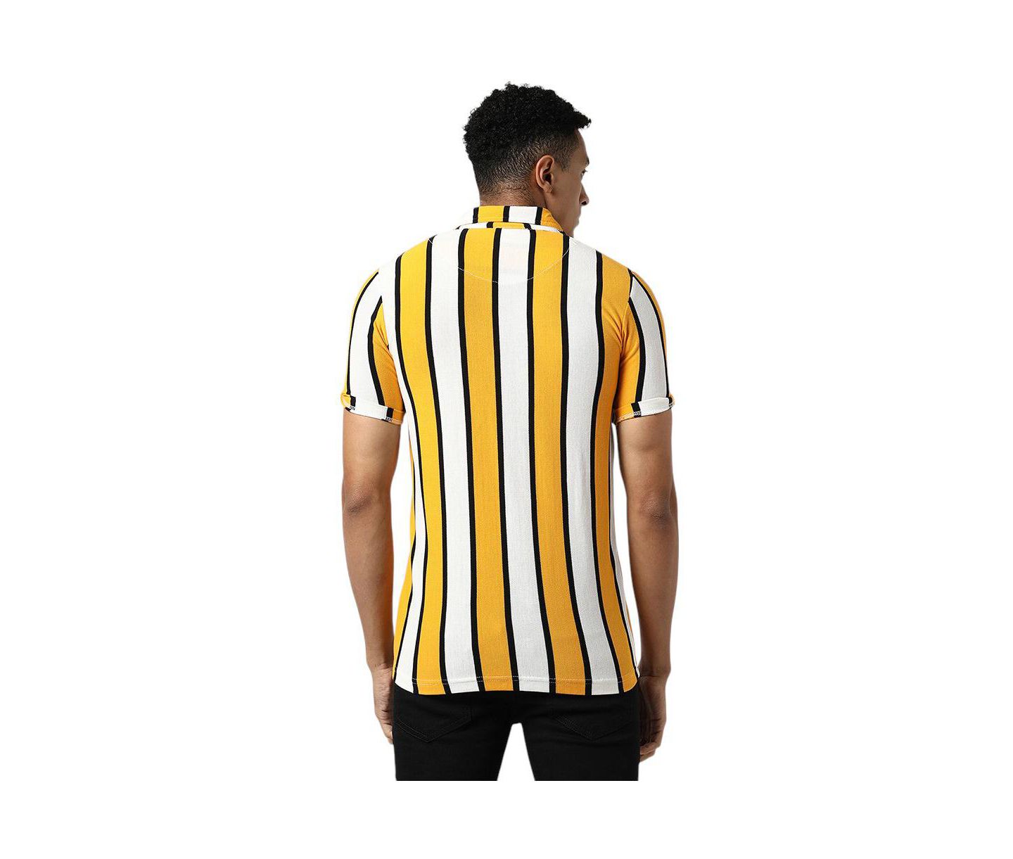 Мужская рубашка Cahoot Dramatic Striped, цвет: Жёлтый — фото 4