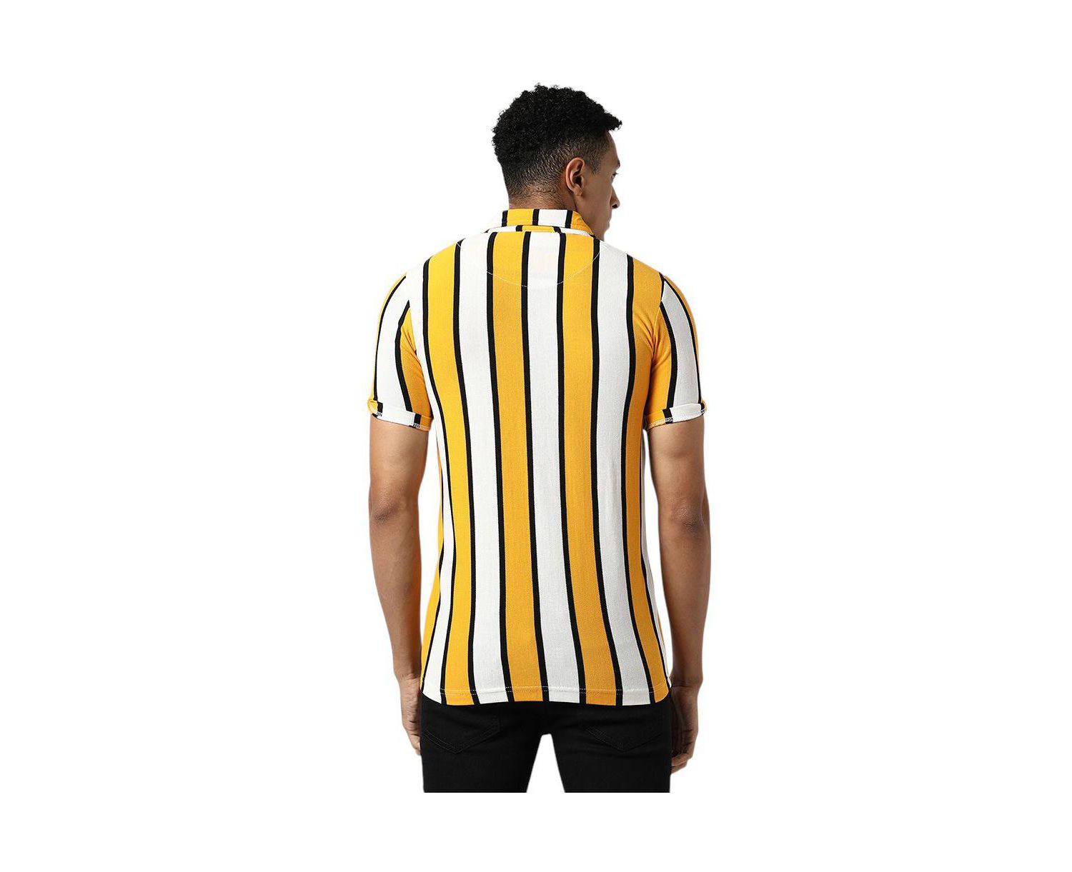 Men's Dramatic Striped Shirt