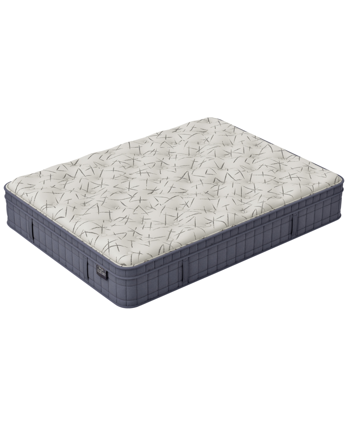 King Koil Luxury By  Serena 14" Medium Euro Top Mattress, Full, Created For Macy's In Transparent