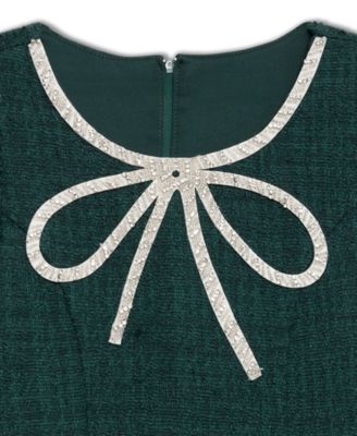 Big Girls Knee Length Round Neck Short Sleeve Dress