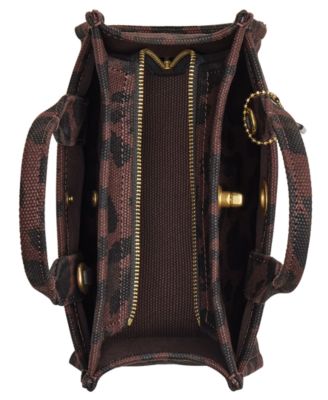 Cargo Mini Canvas Leopard Print Tote Bag 20