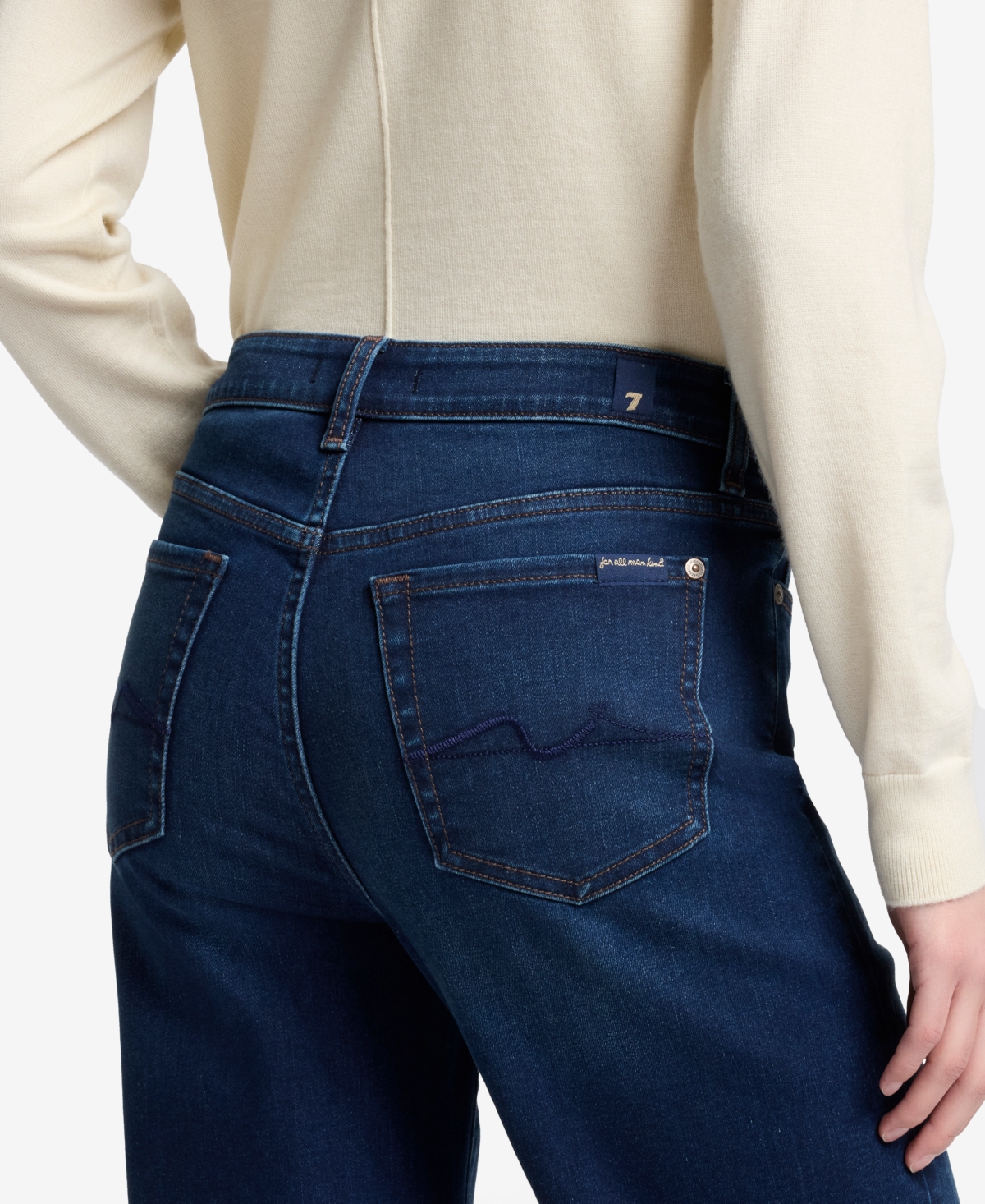 7 For All Mankind Women's Alexa Wide-leg Jeans In Blue