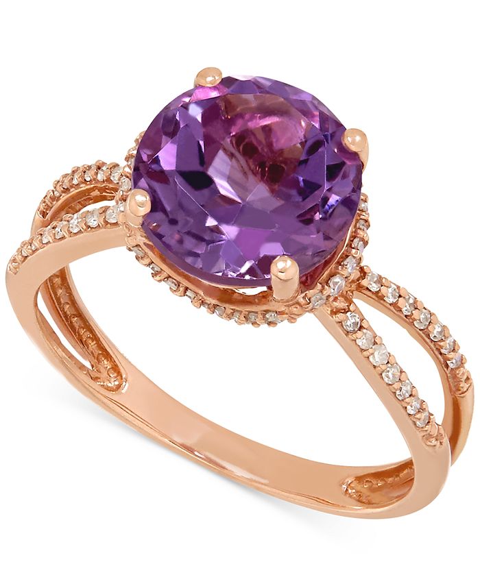 Macy's clearance amethyst rings
