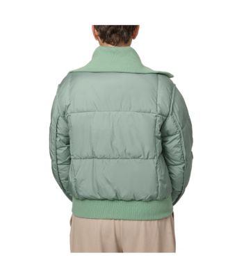 Women's Bomber with Rib Knit Trim