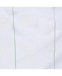 Men's White Heathered Pinstriped Shirt