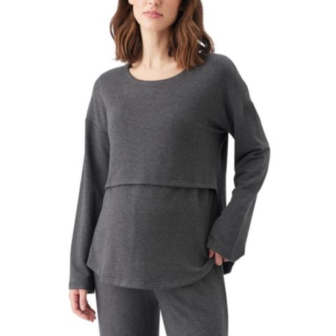 Женский топ для кормления Ripe Maternity сверхмягкий, цвет: Угольный