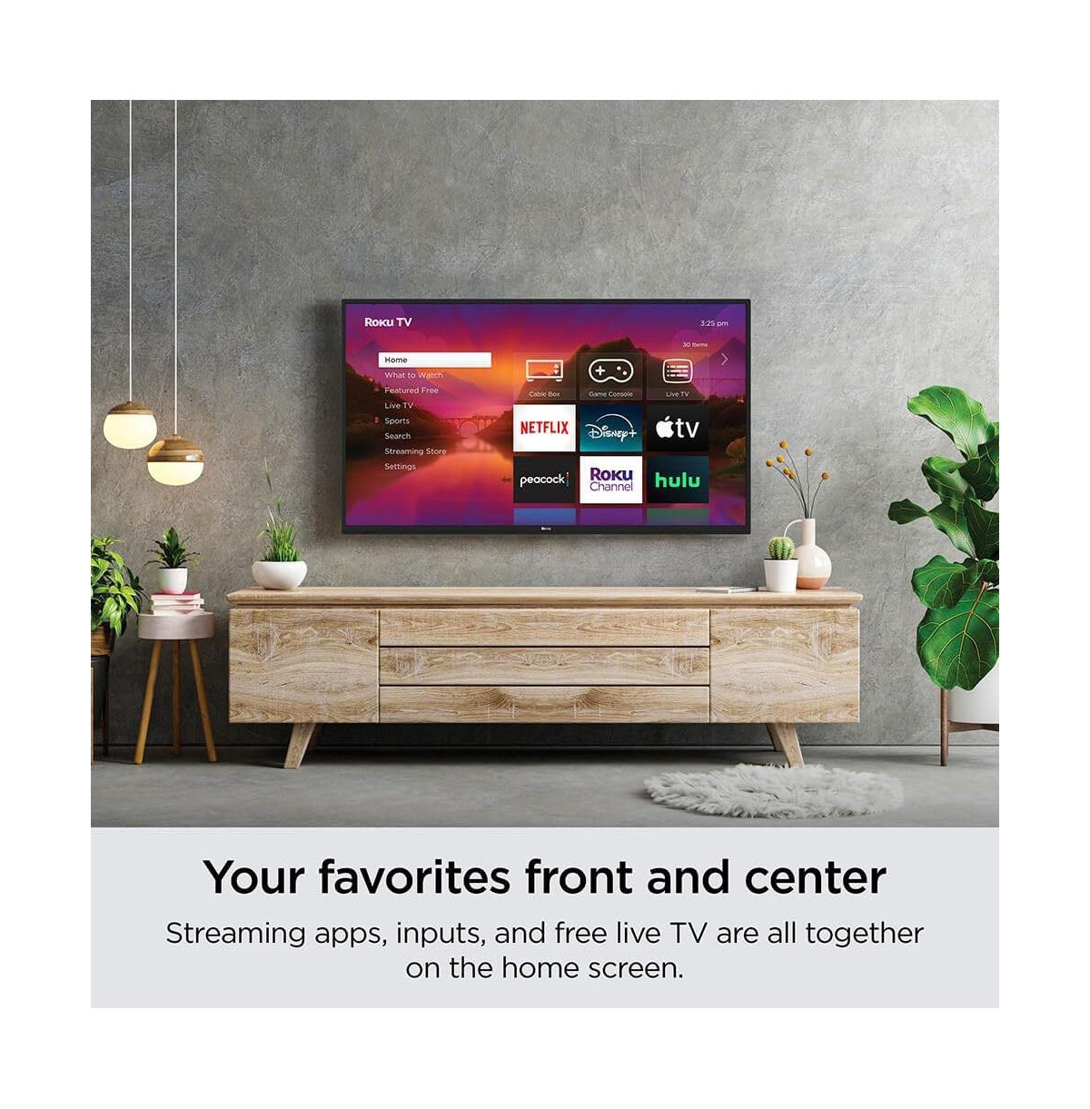 Roku 40" Select Series Full Hd Smart Tv Bundle – 1080p Led Display, Dolby Audio, Compatible with Alexa, Voice Remote, Bluetooth Mode, w/Aux Hdmi Cable