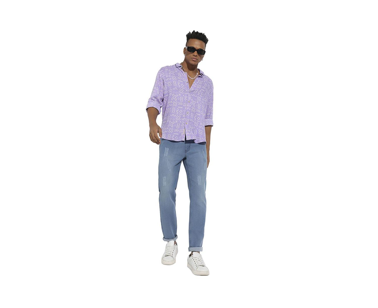 Men's Minimal Aztec Shirt