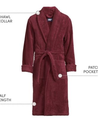 Men's Calf Length Turkish Terry Robe