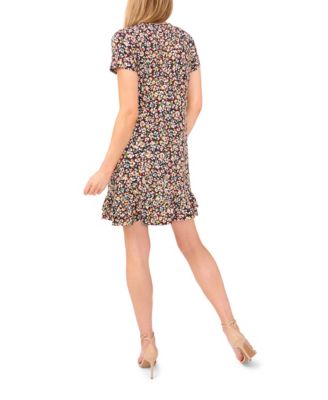 Women's V-neck Knit Dress