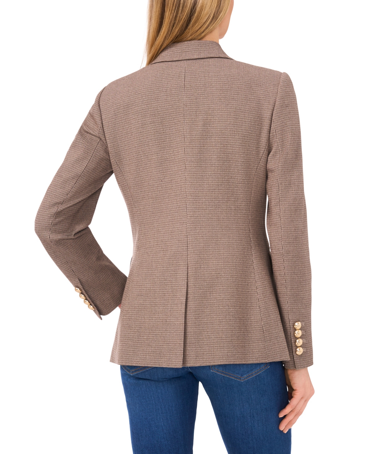 Cece Women's Double Breasted Blazer In Brown