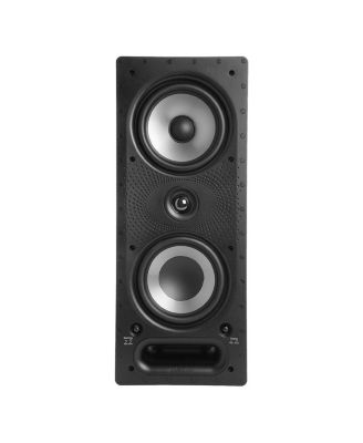265-RT 3 Way Vanishing In Wall Speakers (4 Pack) and 255c-RT Center Channel Speaker Bundle (White)