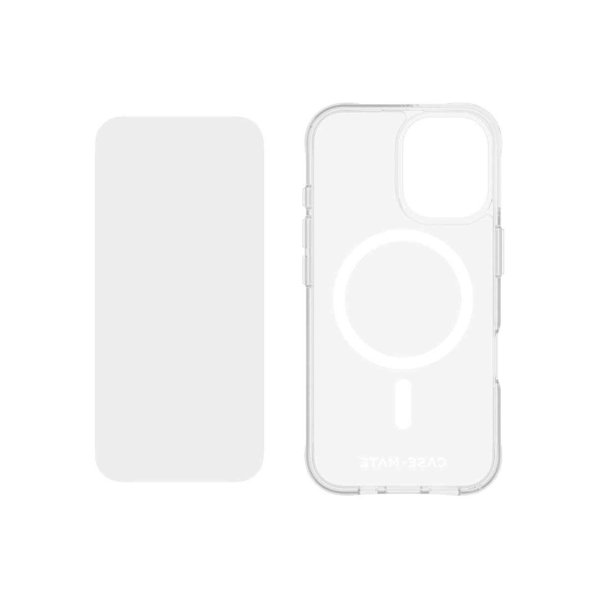 Case-Mate Protection Pack Tough MagSafe Case and Glass Screen Protector for Apple iPhone 16