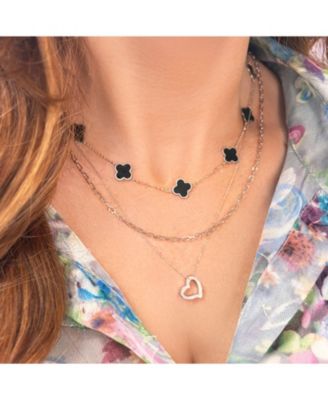 Sparkle Cut Link Chain Necklace 14K Gold