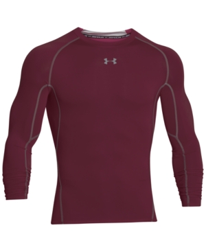 UNDER ARMOUR MEN'S HEATGEAR LONG-SLEEVE COMPRESSION SHIRT