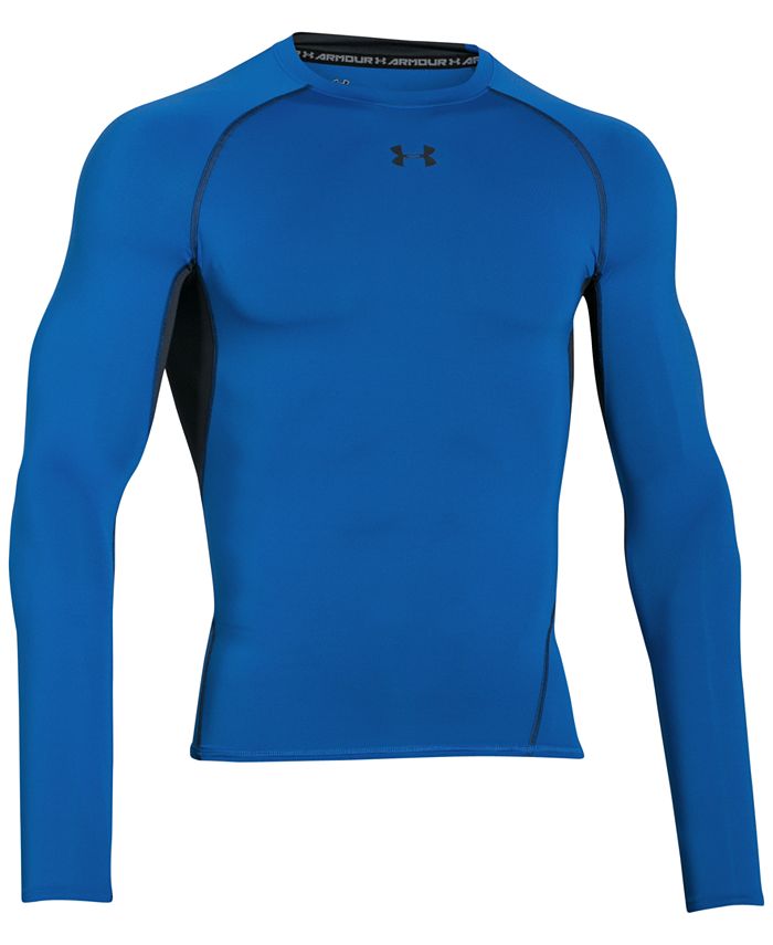 Under Armour Men's HeatGear® Armour Long Sleeve Compression Shirt - Macy's