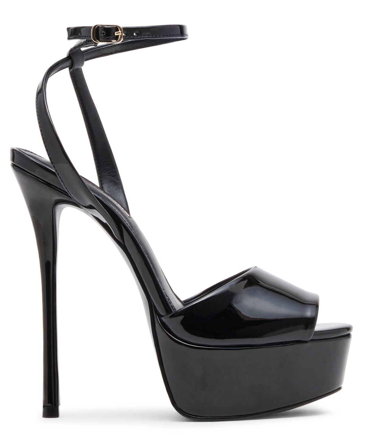 Steve Madden Jezzica Platform Peep-toe High-heel Dress Sandals In Black