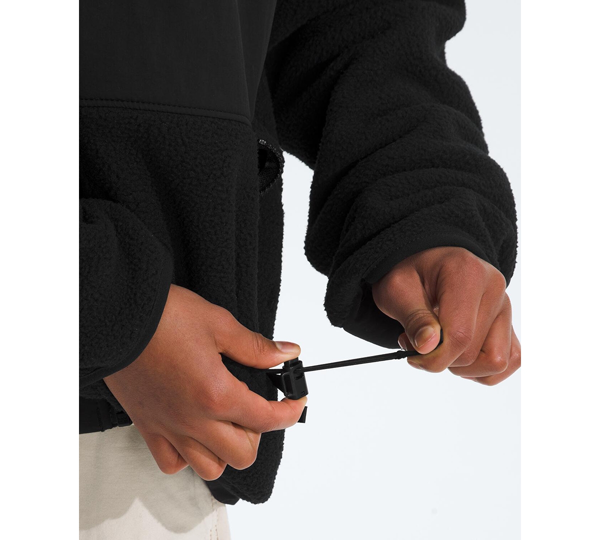 The North Face Big Boys Denali Warm Fleece Jacket In Black