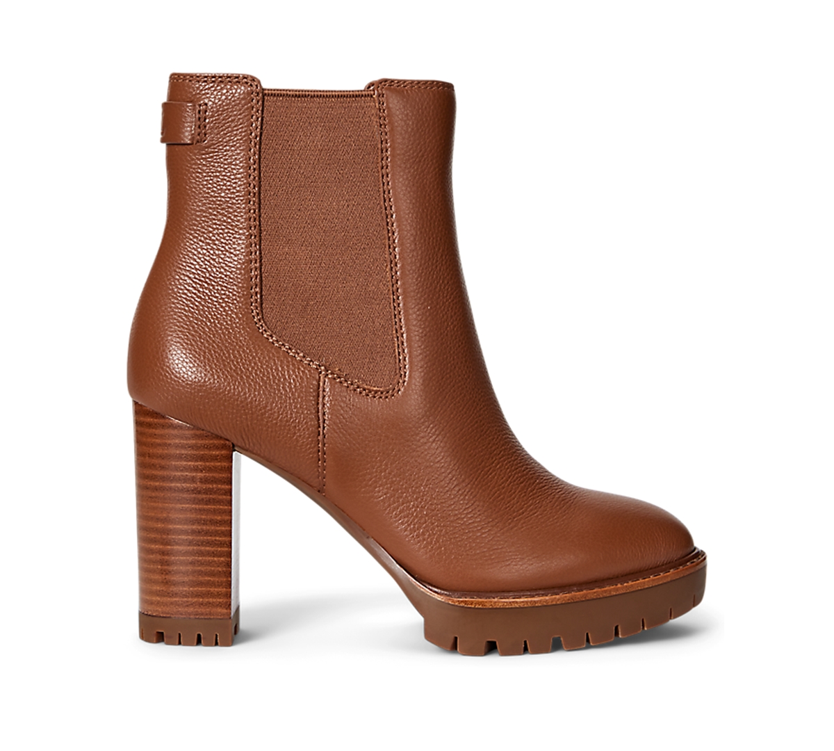 Ralph Lauren Women's Layne Chelsea Booties In Brown