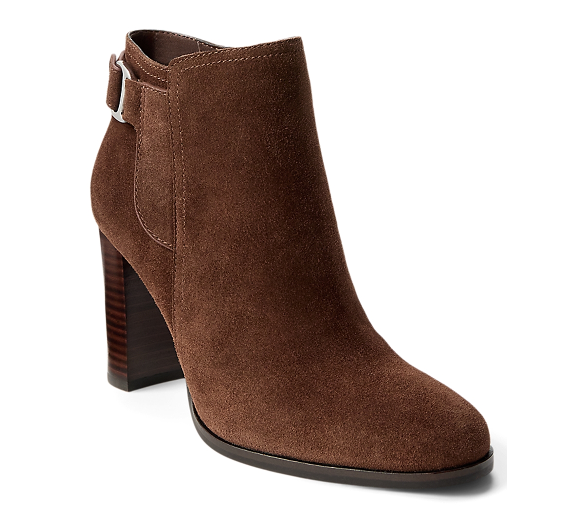 Ralph Lauren Women's Tasha Saddle Booties In Brown