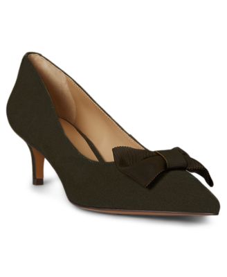 Women's Adrienne Suede Bow Pumps