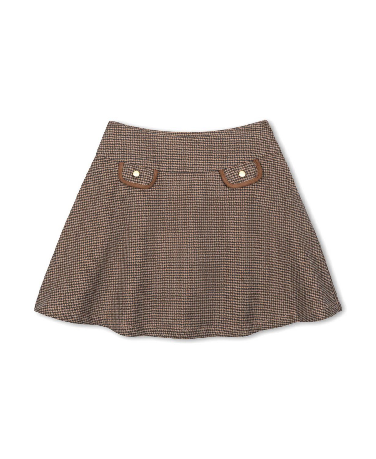 Hope & Henry Toddler Girls Organic Circle Skirt with Pocket Detail