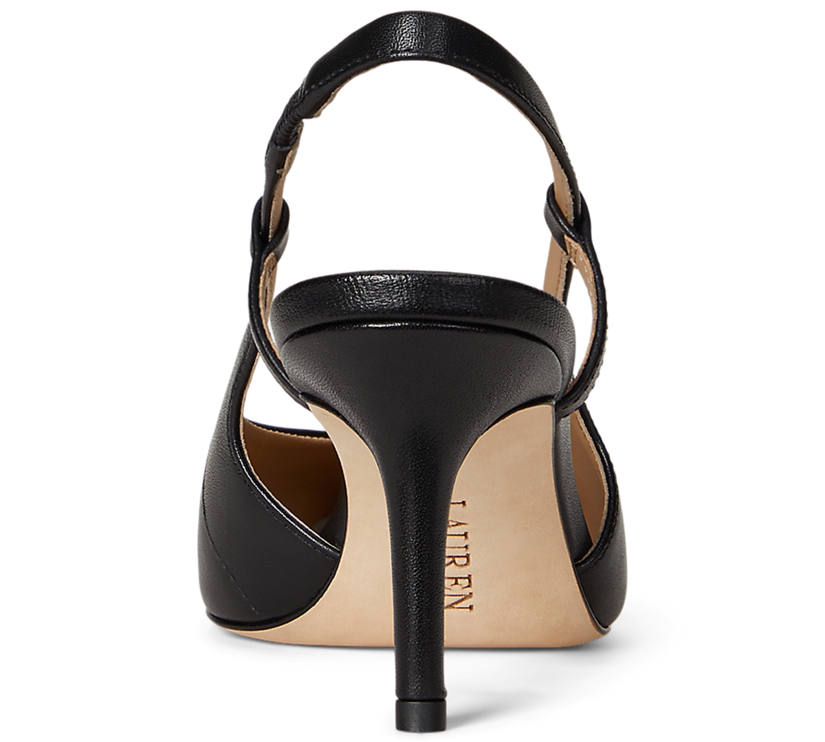 Ralph Lauren Women's Lolah Pointed-toe Slingback Pumps In Black