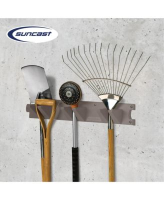 2 Foot Wall Mount Long Handled Garden Tool Hanger Organizer (2 pack)