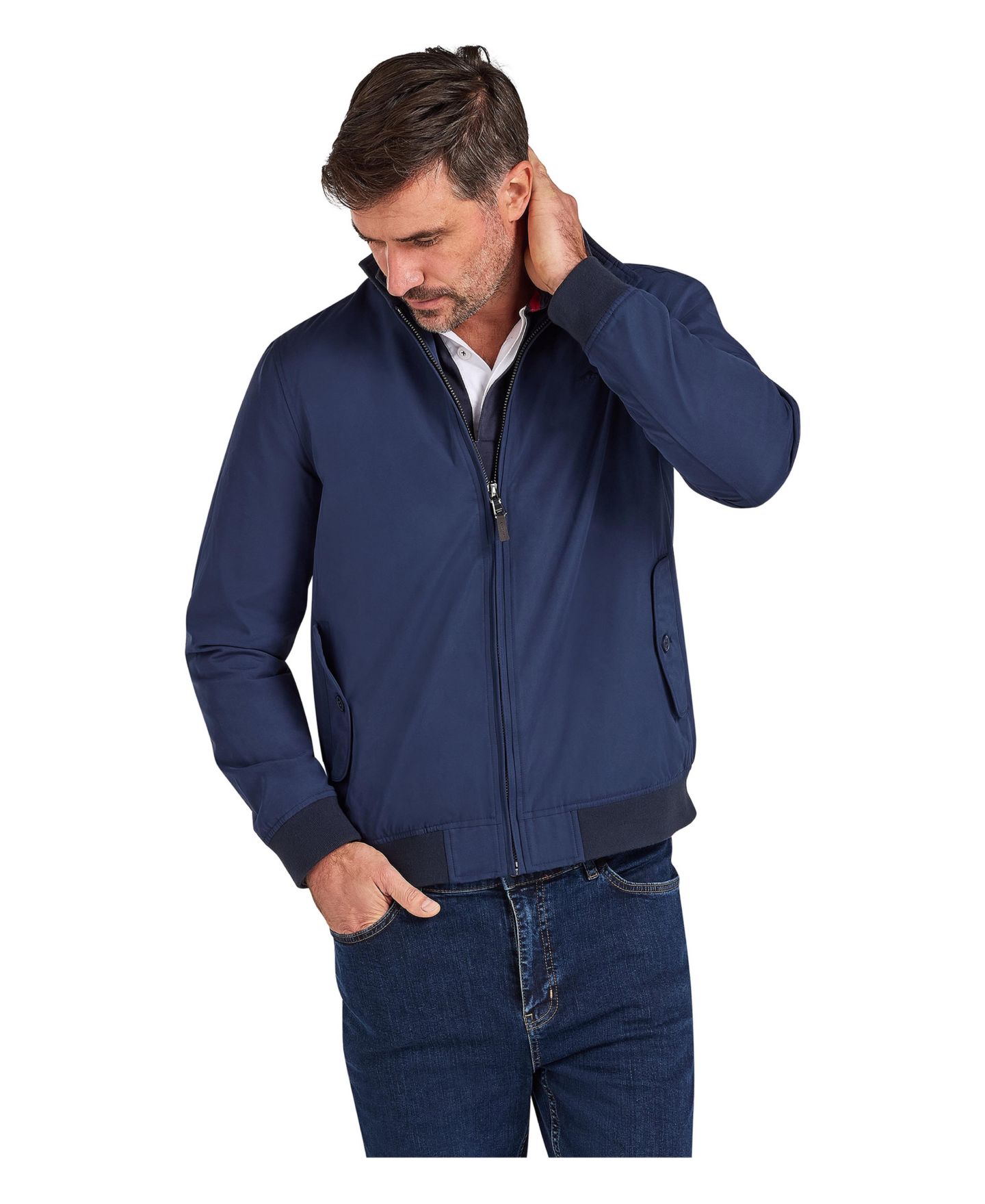 Мужская куртка Raging Bull Harrington, цвет: Тёмно-синий — фото 2