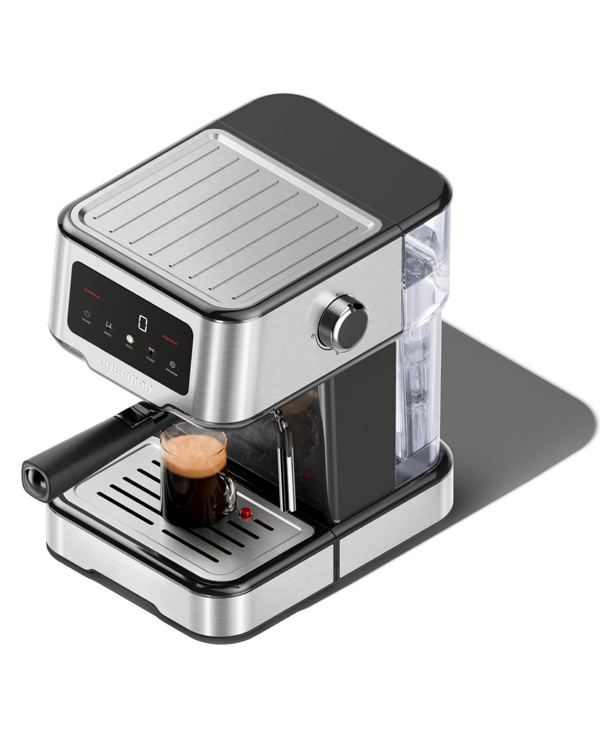 Chefman Craft Brew Espresso Machine In Silver