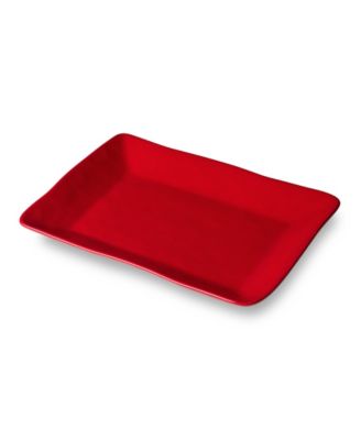 Berry Red Christmas Rectangular Platter
