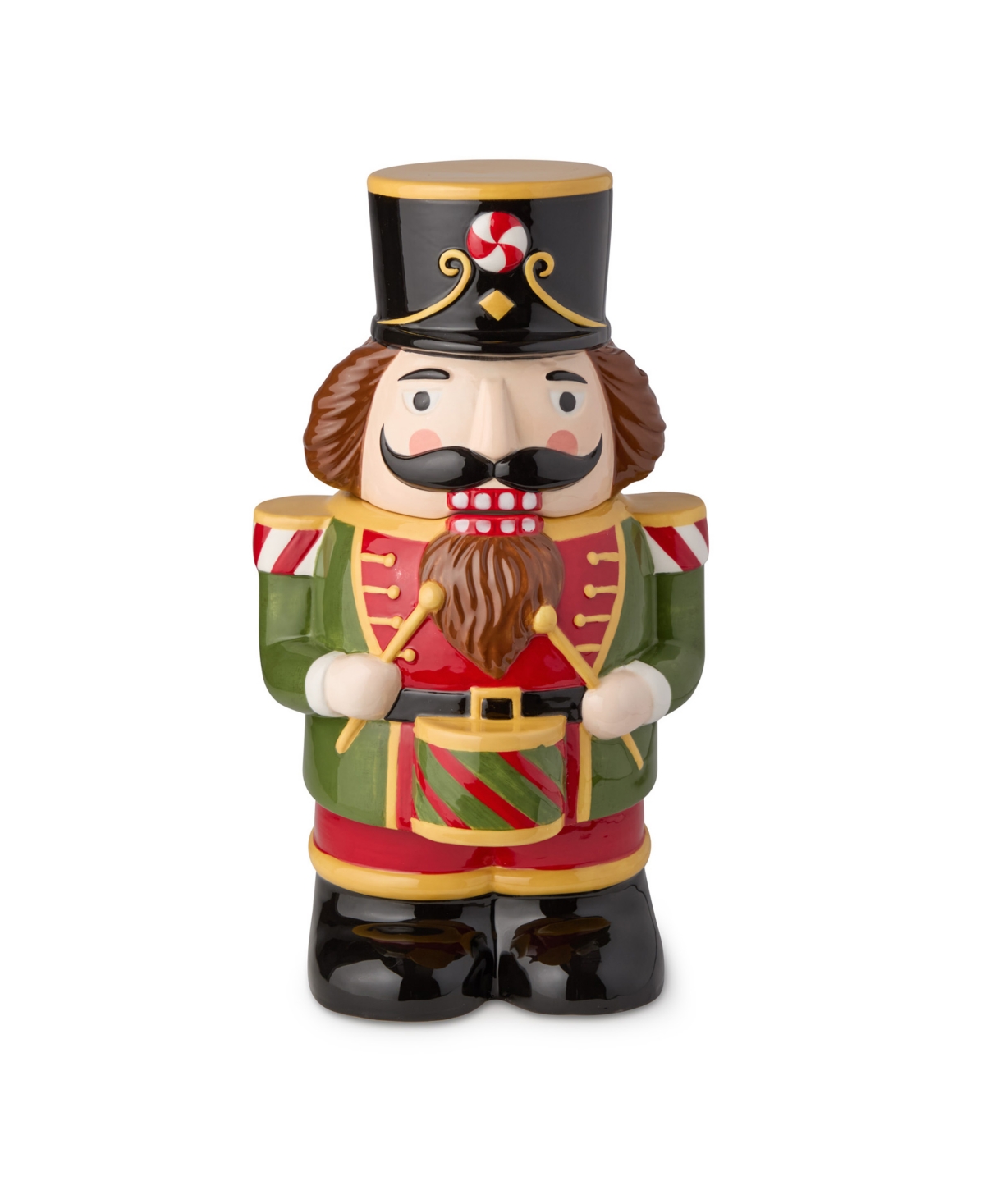 Certified International Nutcracker Parade 3d Nutcracker Cookie Jar In Multi