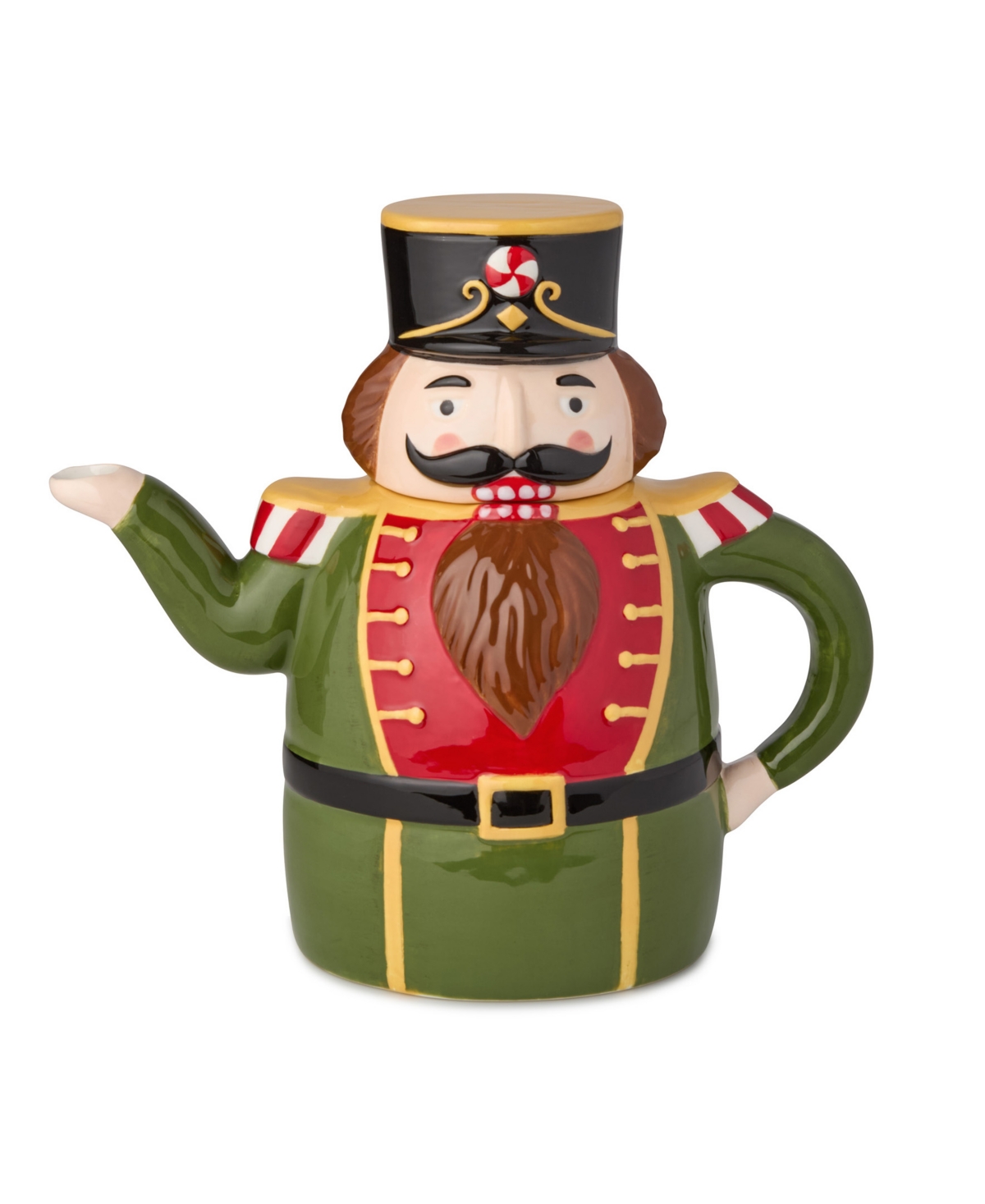 Certified International Nutcracker Parade 3d Nutcracker Teapot In Multi