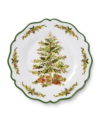 Holly Tree Melamine 2-Pc. Serving Platters