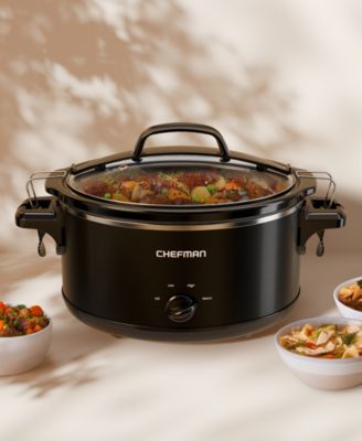 Easy-Set 6 Quart Digital Slow Cooker with Locking Lid
