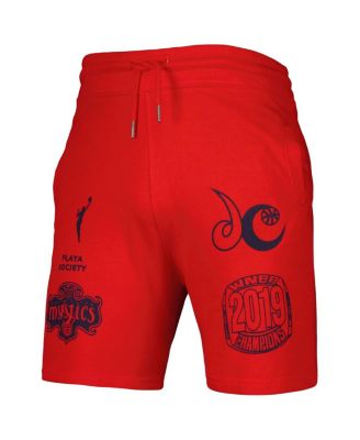 Red Washington Mystics Legacy Logo Shorts
