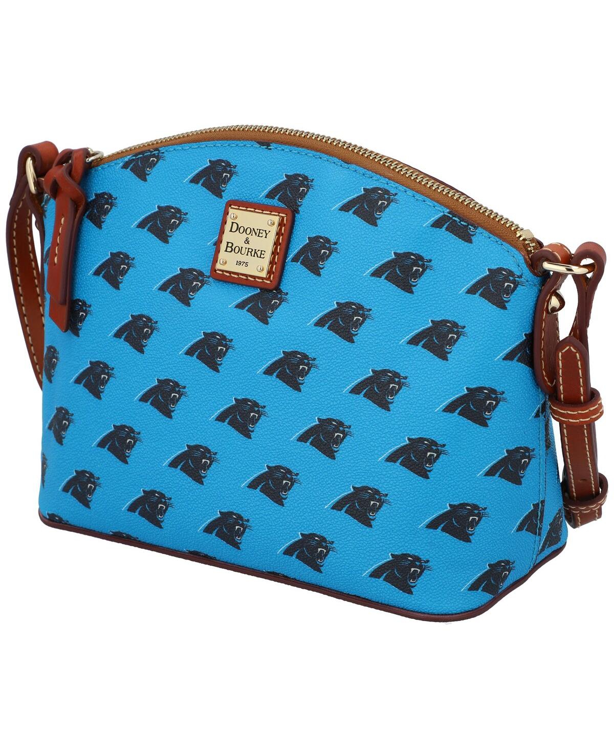 Dooney & Bourke Carolina Panthers Signature Suki Crossbody With Medium Wristlet In Blue