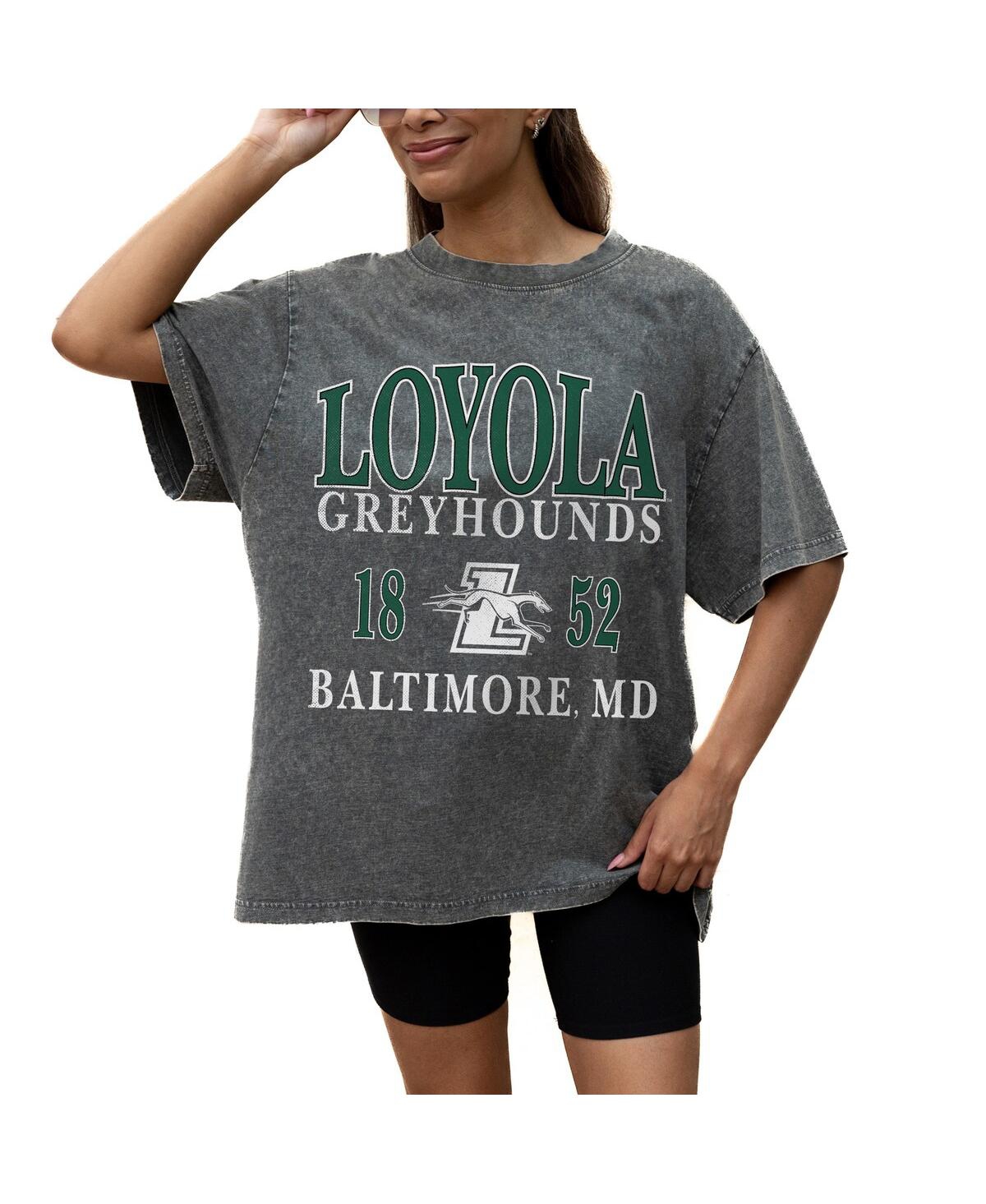 Gameday Couture Women's Grey Loyola Greyhounds Oversized Snow Wash T-Shirt