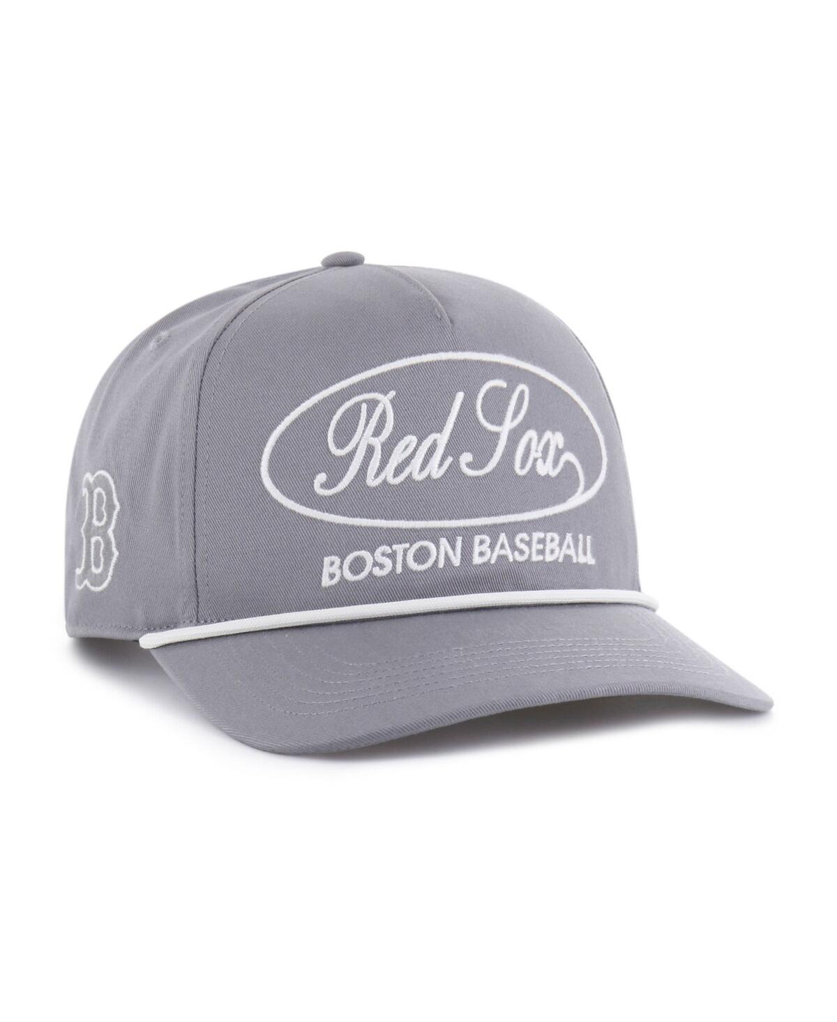47 Brand Men's Gray Boston Red Sox Foundational Hitch Adjustable Hat In Gray